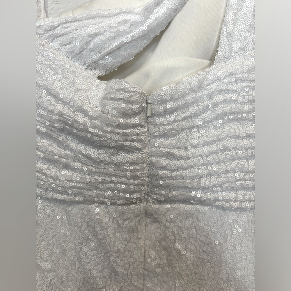 RENE RUIZ COLLECTION ONE SHOULDER SEQUIN COCKTAIL size 8 - Picture 8 of 9